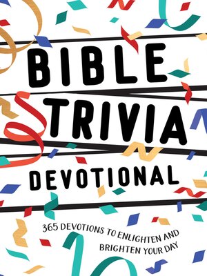 cover image of Bible Trivia Devotional